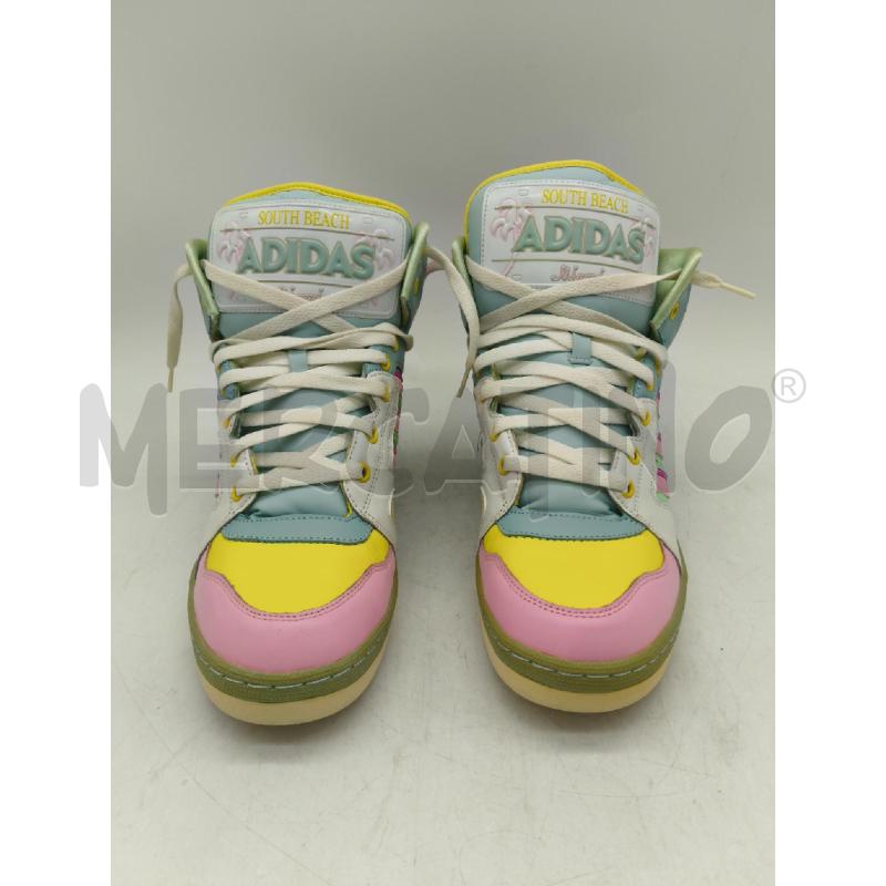 SCARPE U.44 ADIDAS JEREMY SCOTT AZZ ROSA VERDE | Mercatino dell'Usato Sandigliano 1