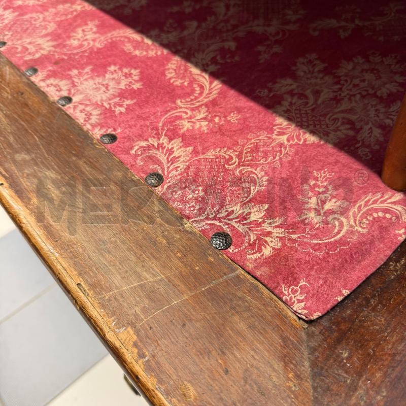 SCRIVANIA LEGNO CON TESS ROSSO | Mercatino dell'Usato Sandigliano 4