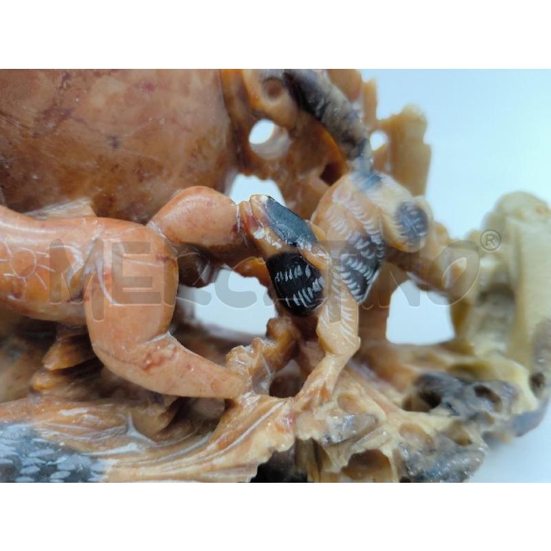 SCULTURA CINESE PIETRA SAPONARIA SCIMMIE | Mercatino dell'Usato Sandigliano 4