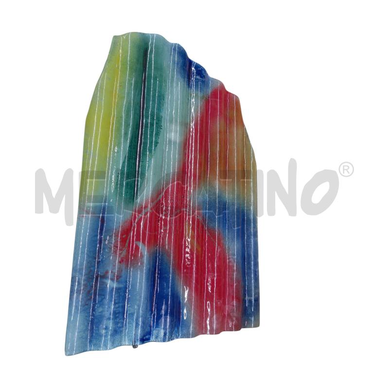 SCULTURA VETROFUSIONE ARCOBALENO PAOLO AMBROSIO | Mercatino dell'Usato Sandigliano 1