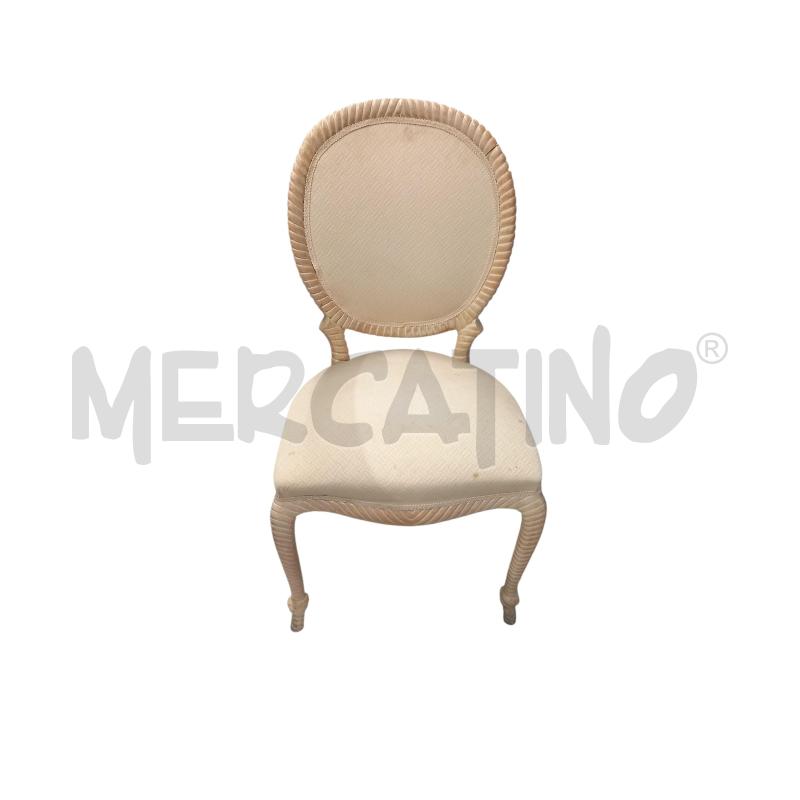 SEDIA FINTA CORDA STILE NAPOLEONE III | Mercatino dell'Usato Sandigliano 1
