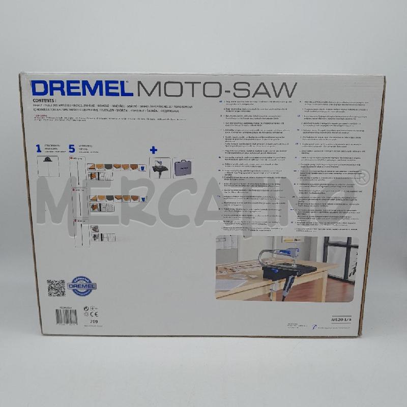 Sega da traforo compatta 2 in 1 dremel ms 20