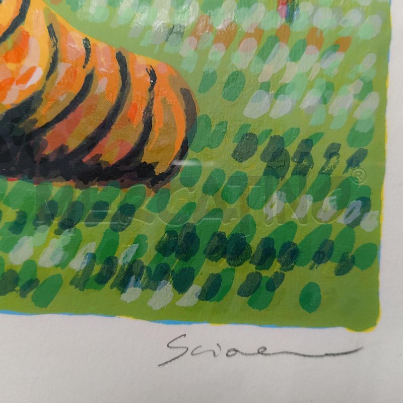 SERIGRAFIA TIGRI MIMMO SCIARRANO | Mercatino dell'Usato Sandigliano 3