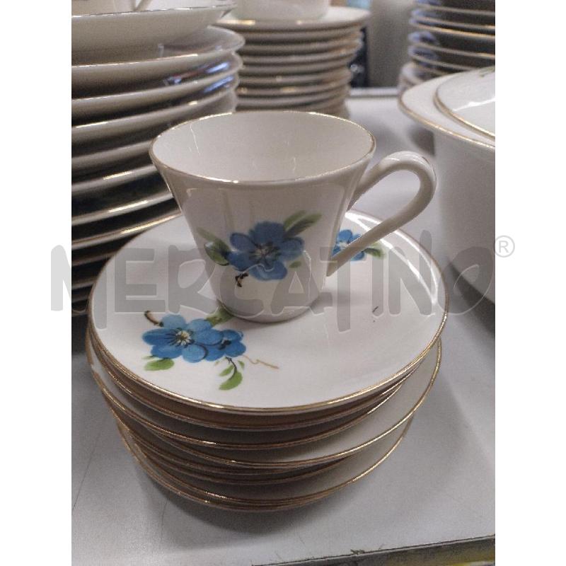 SERVIZIO PIATTI 66 PZ ROYAL FIORI AZZ | Mercatino dell'Usato Sandigliano 5