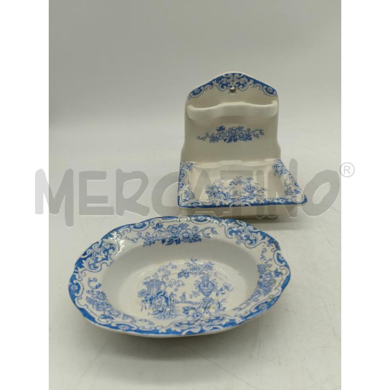 SET TOILETTE CELESTE B & L ENGLAND PZ 2 | Mercatino dell'Usato Sandigliano 1