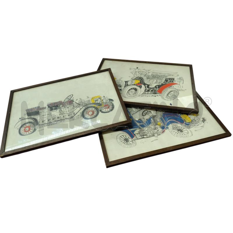 STAMPE AUTO ANTICHE SANDRO MENDINI PZ.3 | Mercatino dell'Usato Sandigliano 1