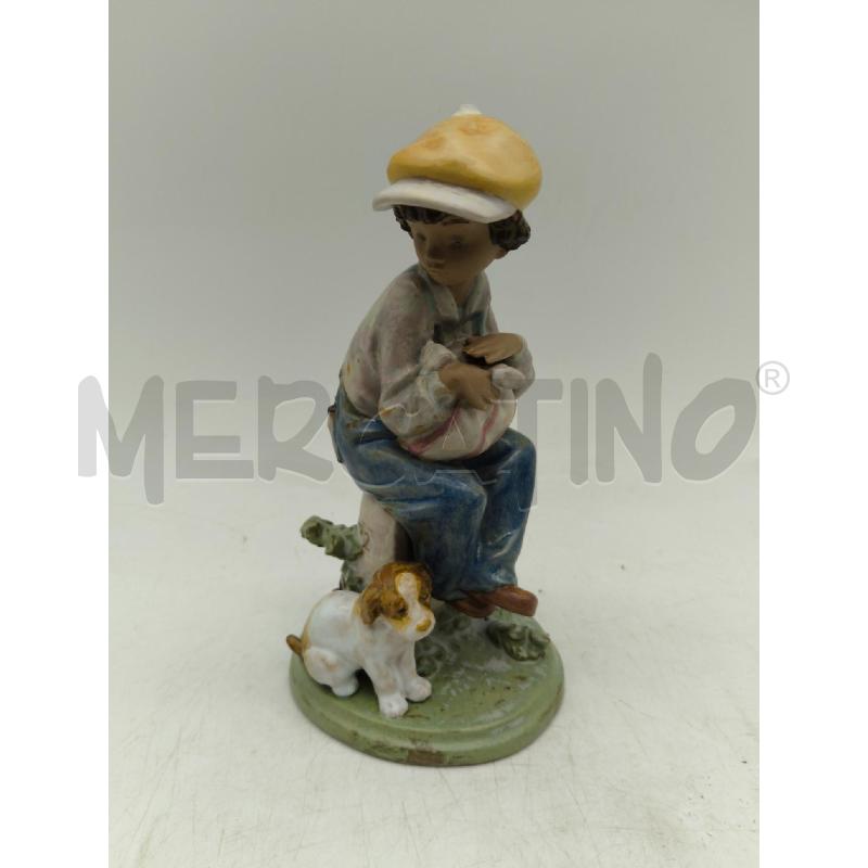 STATUINA LLADRO RAGAZZO CANE | Mercatino dell'Usato Sandigliano 1