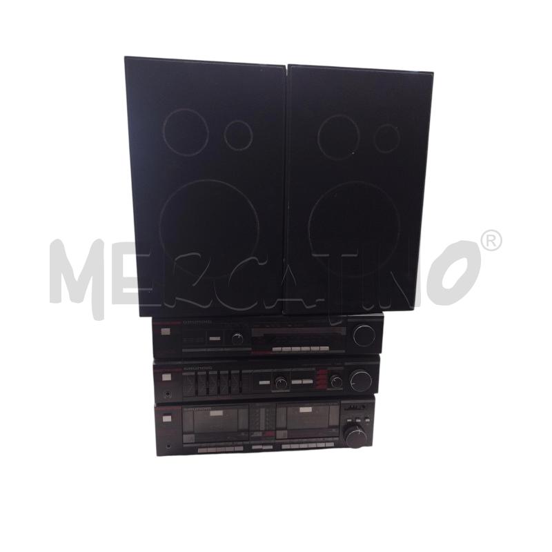 STEREO-RADIO-AMPLIFICATORE GRUNDIG CON CASSE GRUNDIG | Mercatino dell'Usato Sandigliano 1