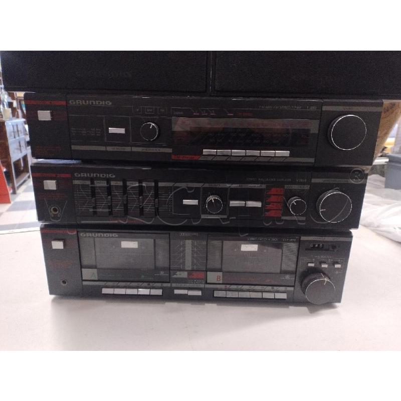 STEREO-RADIO-AMPLIFICATORE GRUNDIG CON CASSE GRUNDIG | Mercatino dell'Usato Sandigliano 2