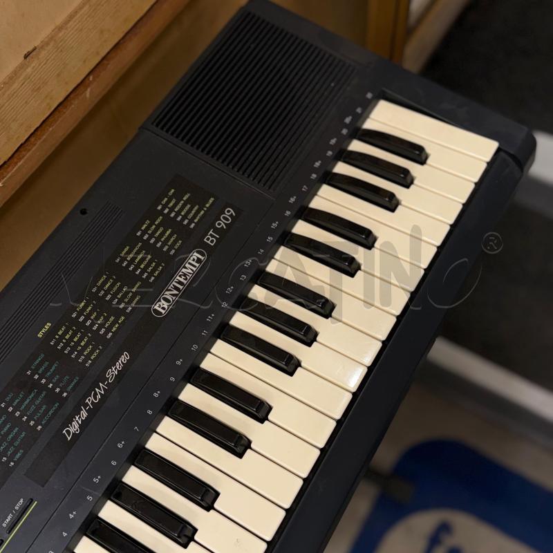 TASTIERA MUSICALE BONTEMPI BT909 CON CAVALLETTO | Mercatino dell'Usato Sandigliano 2