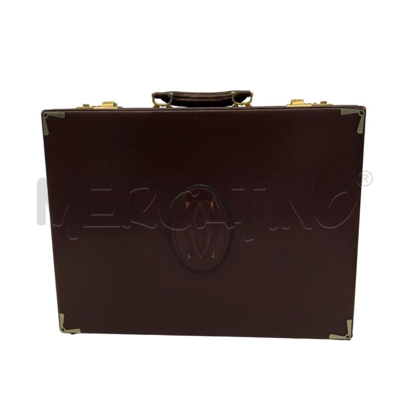 VALIGIA PELLE CARTIER ANNI 80/90 | Mercatino dell'Usato Sandigliano 3