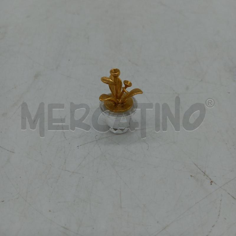 VASETTO SWAROVSKI FIORE DORATO | Mercatino dell'Usato Sandigliano 1
