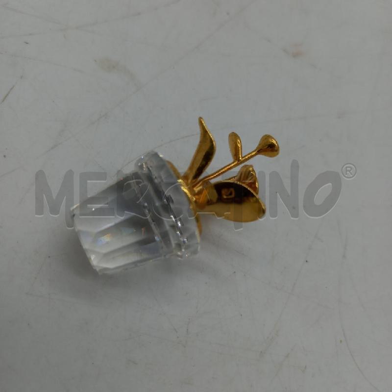 VASETTO SWAROVSKI FIORE DORATO | Mercatino dell'Usato Sandigliano 2