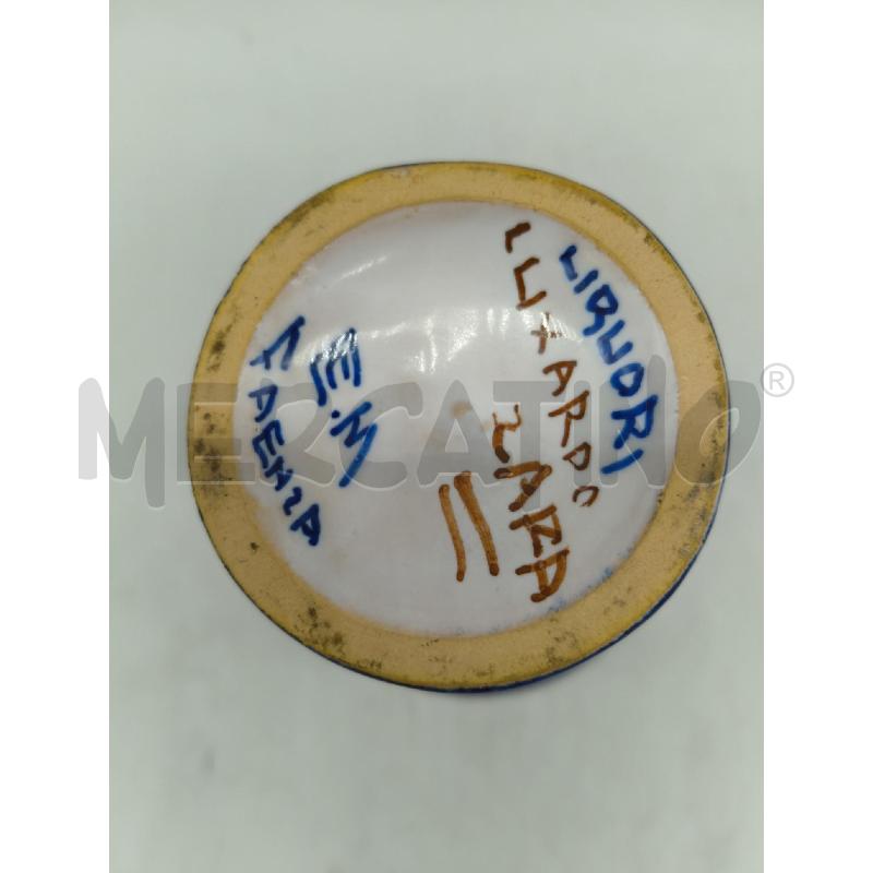 VASO FAENZA BIANCO E BLU STILE BROCCA | Mercatino dell'Usato Sandigliano 4