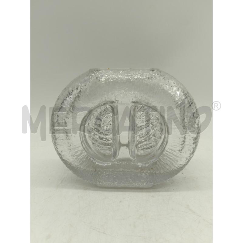 VASO VETRO PRESSATO ANNI 50 | Mercatino dell'Usato Sandigliano 1