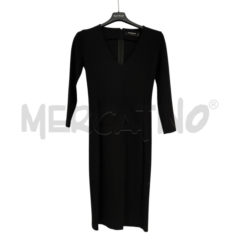 VESTITO D. DSQUARED NERO MEZZAMANICA S | Mercatino dell'Usato Sandigliano 1