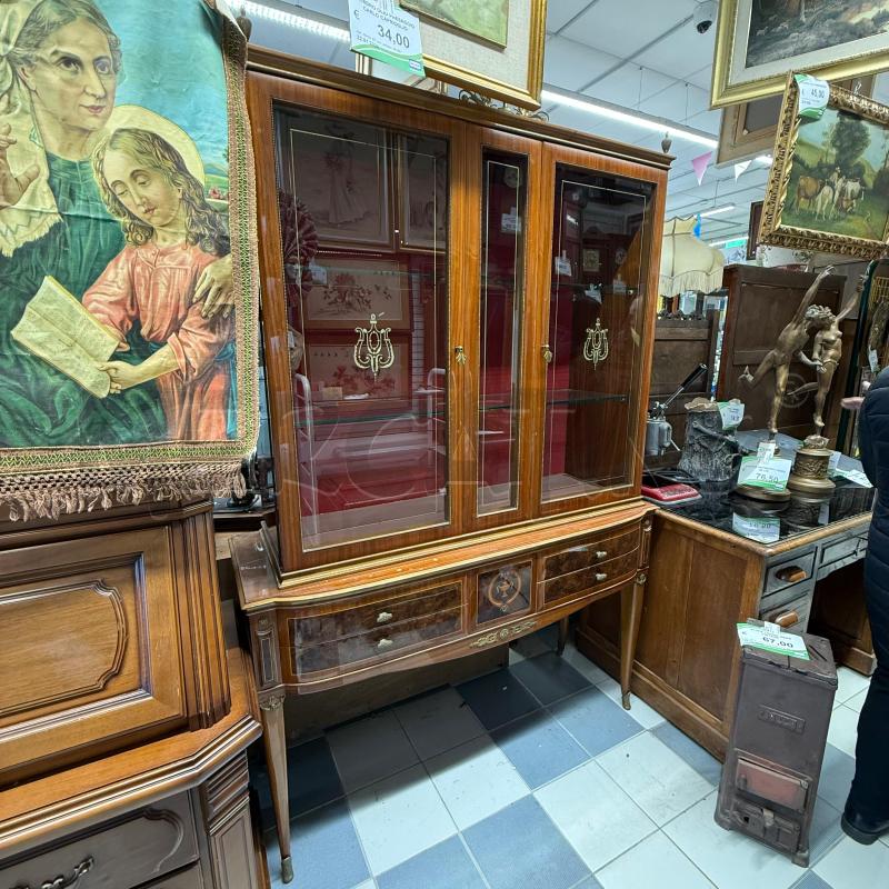 VETRINETTA IN STILE NEOCLASSICO CON INTARSI | Mercatino dell'Usato Sandigliano 1
