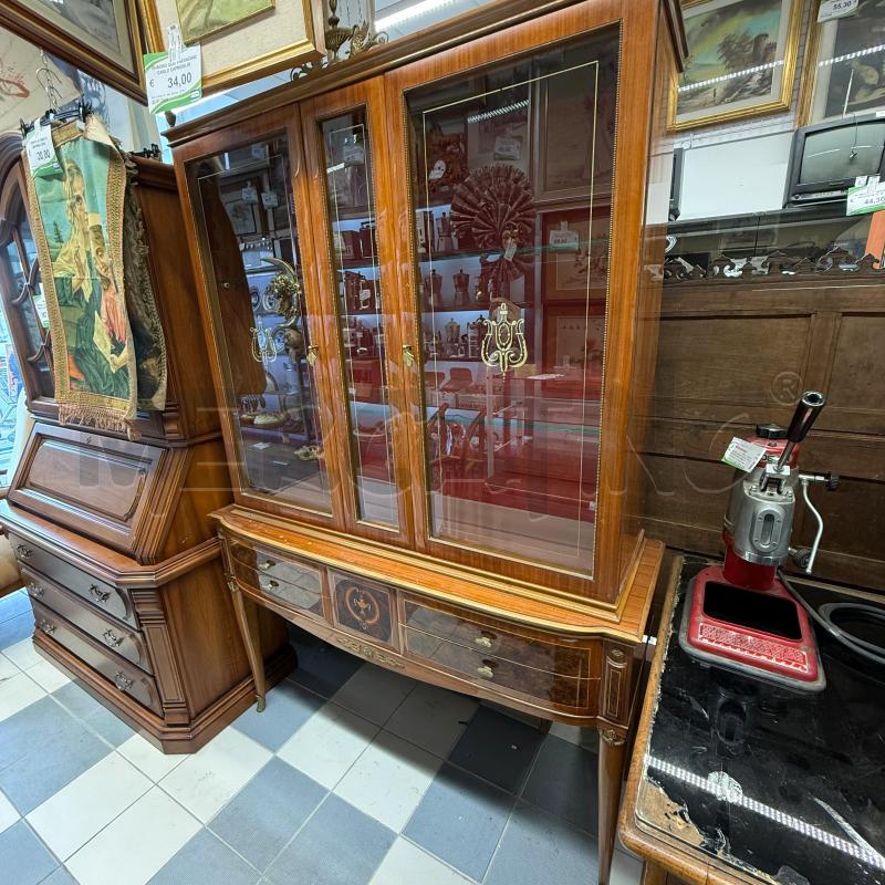VETRINETTA IN STILE NEOCLASSICO CON INTARSI | Mercatino dell'Usato Sandigliano 2