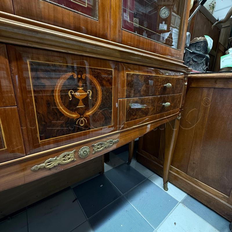 VETRINETTA IN STILE NEOCLASSICO CON INTARSI | Mercatino dell'Usato Sandigliano 3