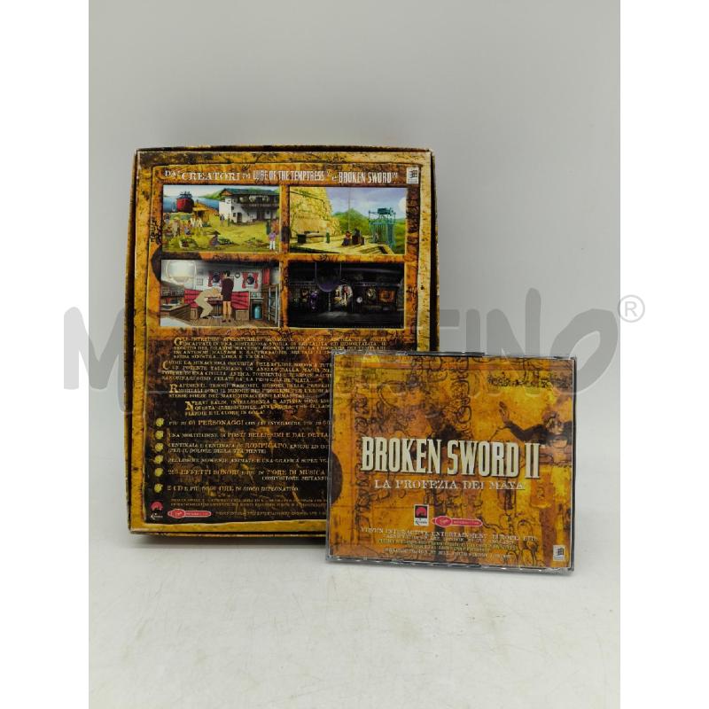 VIDEO GIOCO BROKEN SWORD II LA PROFEZIA DEI MAYA | Mercatino dell'Usato Sandigliano 3