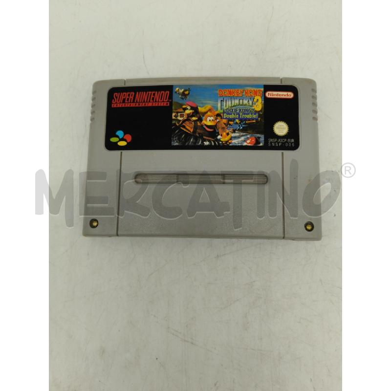 VIDEO GIOCO SNES DONKEY KONG COUNTRY 3 | Mercatino dell'Usato Sandigliano 2