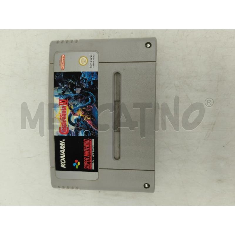 VIDEO GIOCO SNES SUPER CASTELVANIA IV | Mercatino dell'Usato Sandigliano 2