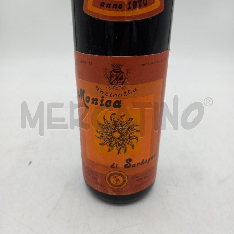 VINO MONICA DI SARDEGNA 1970  | Mercatino dell'Usato Sandigliano 2