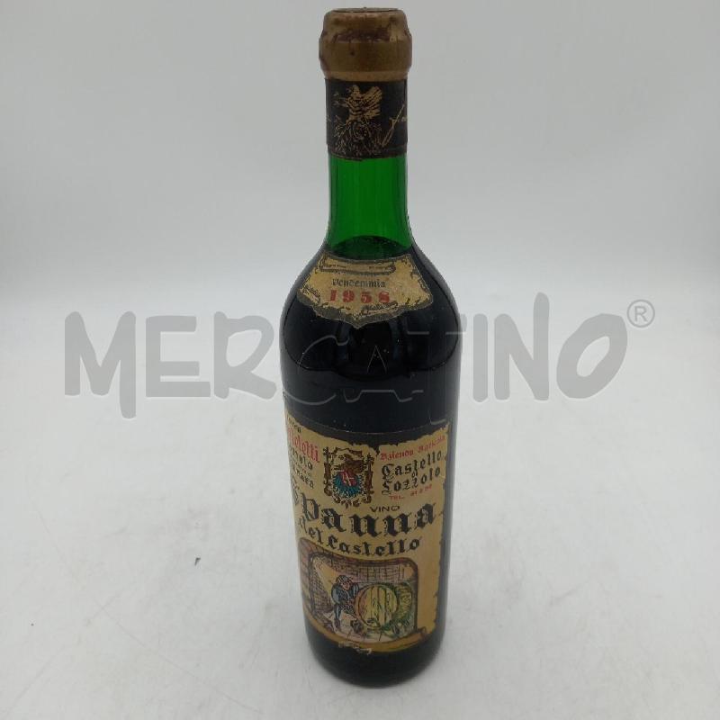 VINO SPANNA DEL CASTELLO BERTELETTI 1958 | Mercatino dell'Usato Sandigliano 1