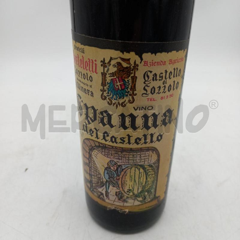 VINO SPANNA DEL CASTELLO BERTELETTI 1958 | Mercatino dell'Usato Sandigliano 2