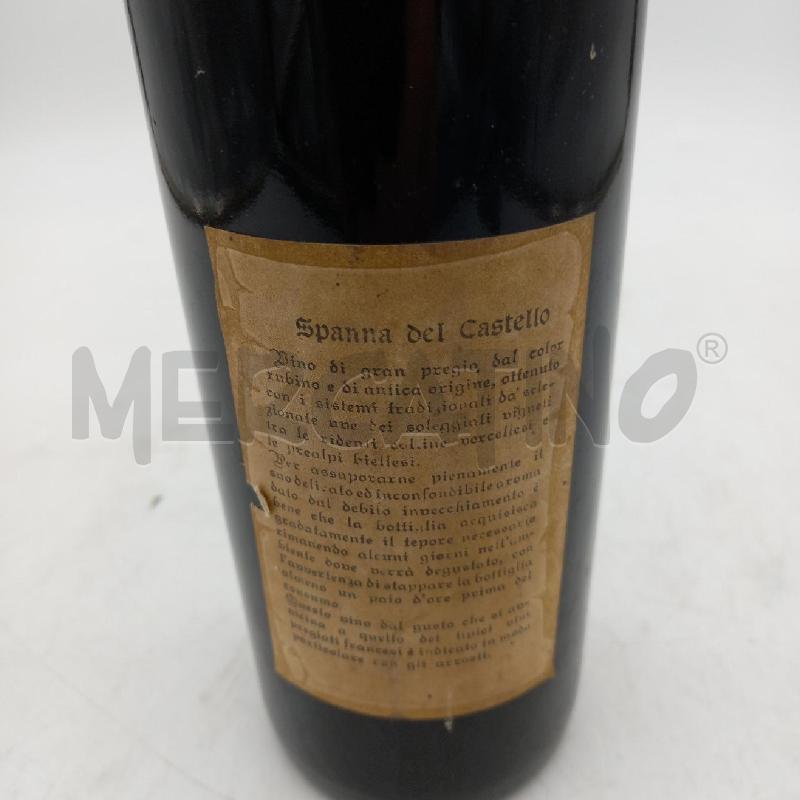 VINO SPANNA DEL CASTELLO BERTELETTI 1958 | Mercatino dell'Usato Sandigliano 3