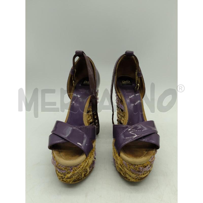 ZEPPA 36/36.5 DOLCE GABBANA VIOLA  | Mercatino dell'Usato Sandigliano 2