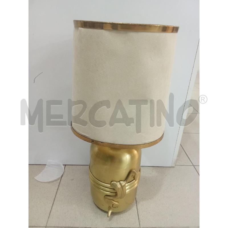 ABAT JOUR DORATA INS FIOCCO CALOTTA STOFFA BEIGE | Mercatino dell'Usato Benevento 1