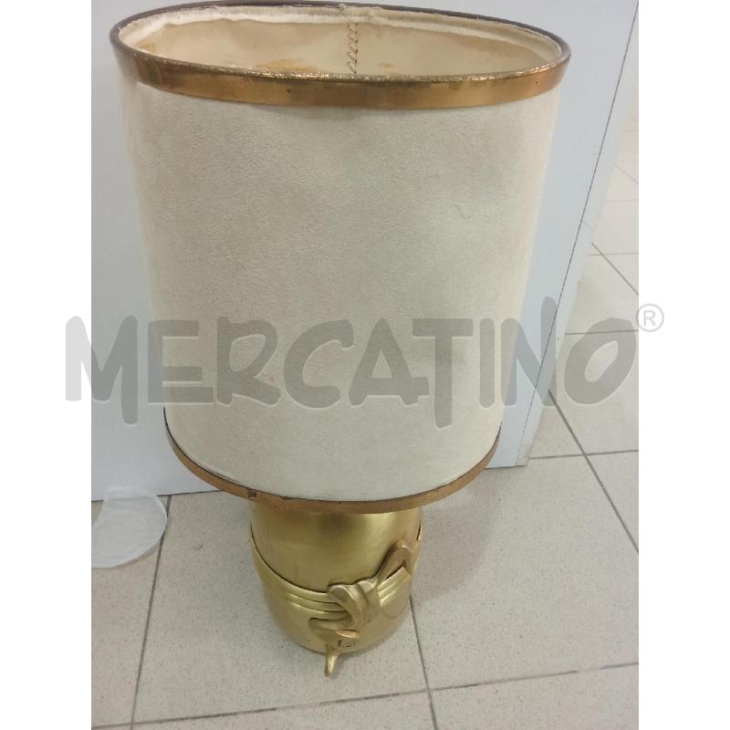 ABAT JOUR DORATA INS FIOCCO CALOTTA STOFFA BEIGE | Mercatino dell'Usato Benevento 4