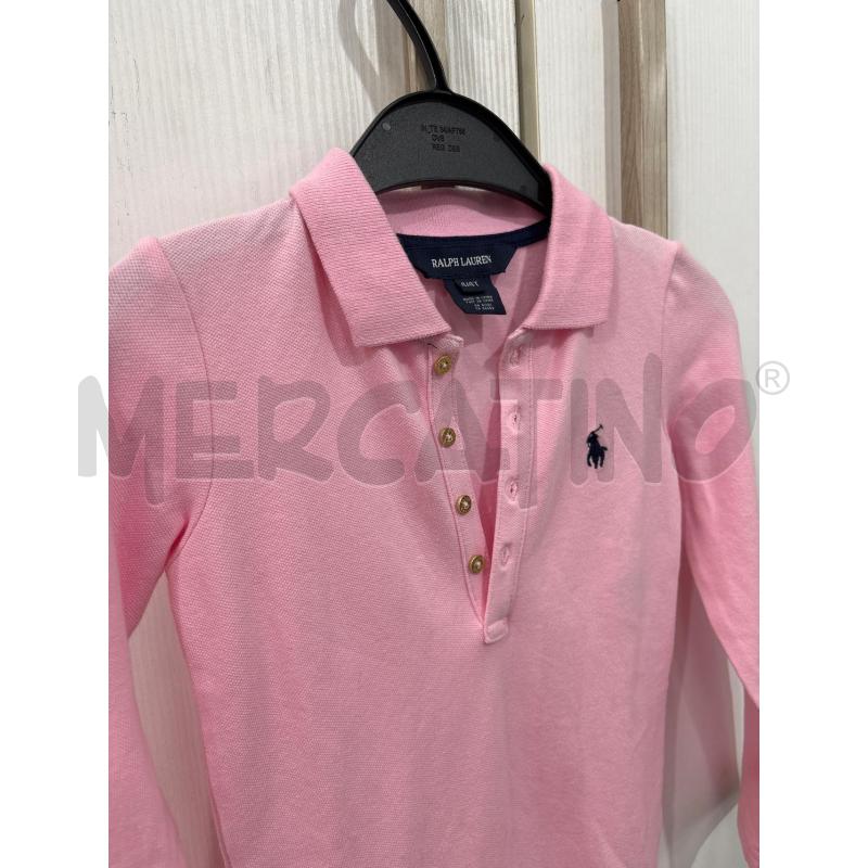 ABITO BAMBINO ROSA GONNELLINO STILE TENNIS POLO RALPH LAUREN  | Mercatino dell'Usato Benevento 3