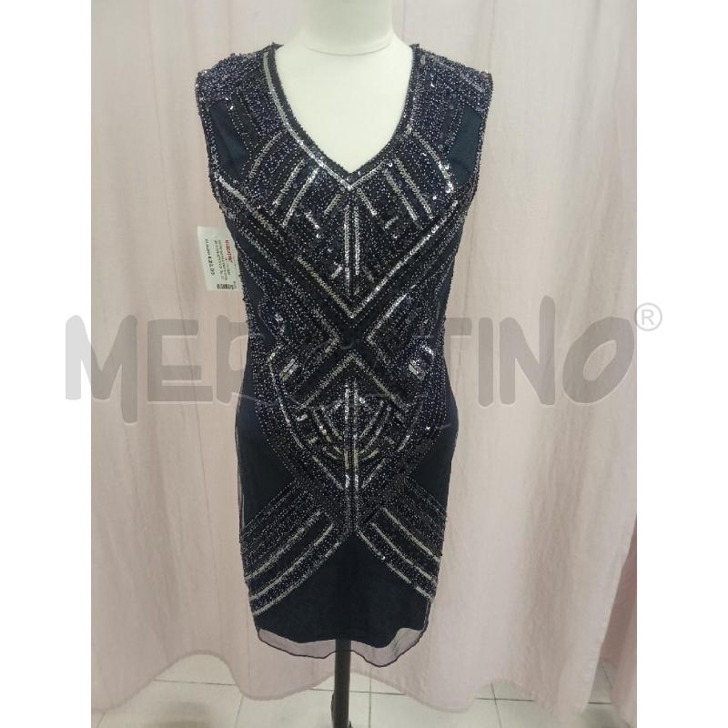 ABITO DONNA CERIMONIA BLU PAILETTES ONLY | Mercatino dell'Usato Benevento 1