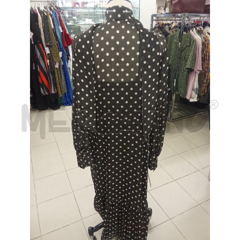 ABITO DONNA LUNGO MARELLA MARRONE POIS BIANCHI  | Mercatino dell'Usato Benevento 3