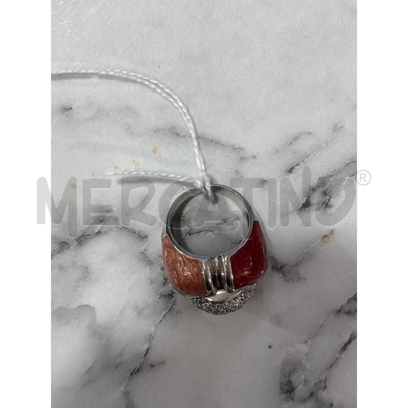 ANELLO DONNA A. INS ROSSO CON STRASS | Mercatino dell'Usato Benevento 2