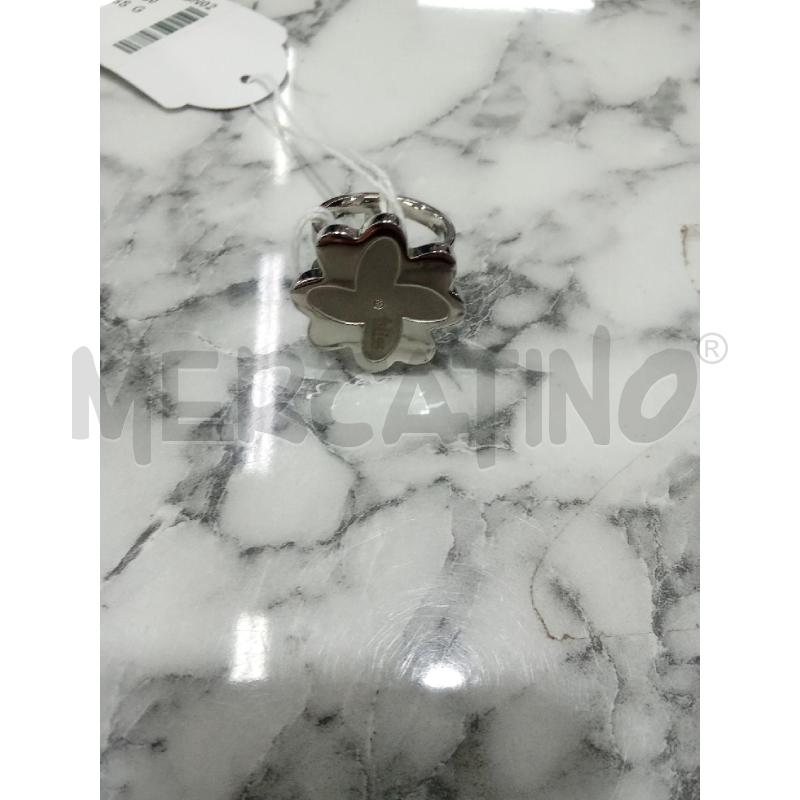 ANELLO DONNA BLISS  GRIGIO CON FIORE  | Mercatino dell'Usato Benevento 1