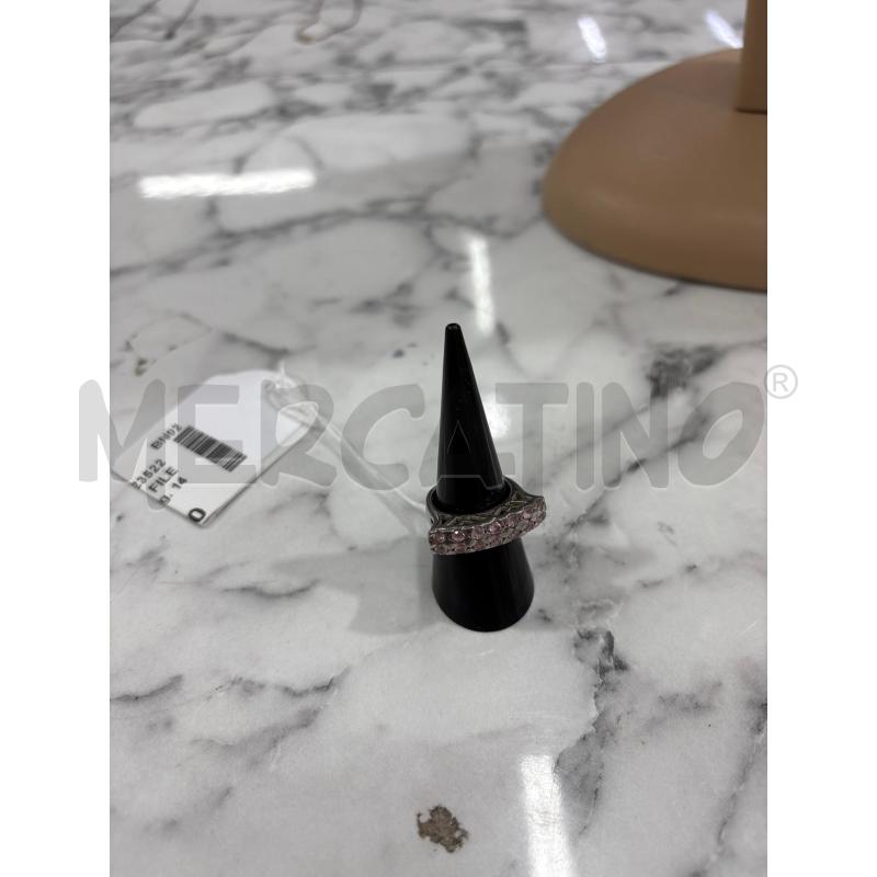 ANELLO DONNA DUE FILE PIETRINE ROSA A.  | Mercatino dell'Usato Benevento 1