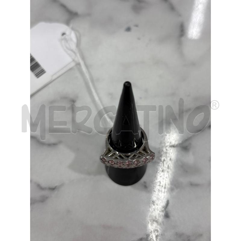 ANELLO DONNA DUE FILE PIETRINE ROSA A.  | Mercatino dell'Usato Benevento 3