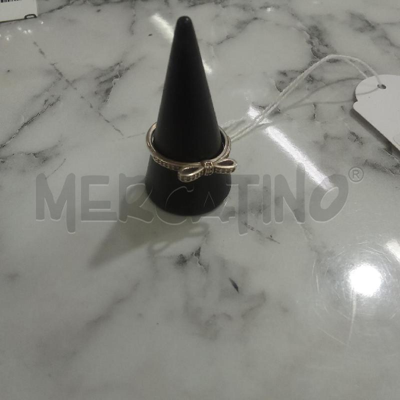 ANELLO DONNA GRIGIO FIOCCO STRASS PANDORA | Mercatino dell'Usato Benevento 1
