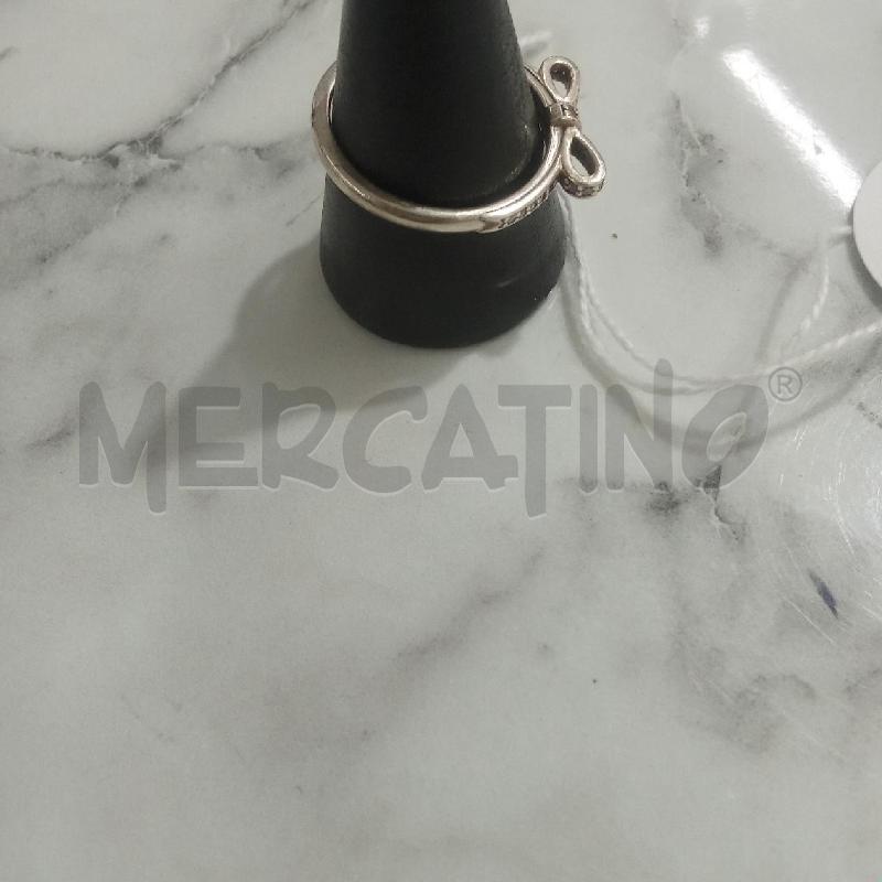 ANELLO DONNA GRIGIO FIOCCO STRASS PANDORA | Mercatino dell'Usato Benevento 3
