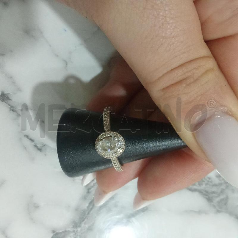 ANELLO DONNA GRIGIO STRASS OVALE PANDORA | Mercatino dell'Usato Benevento 3