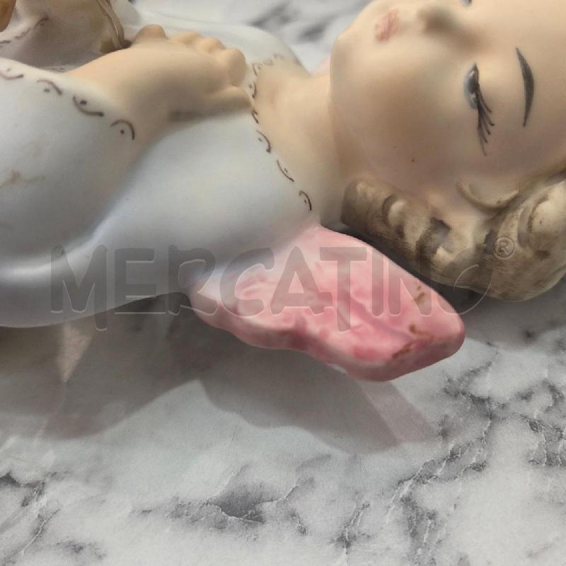 ANGIOLETTO CER DA PARETE VESTITO BIANCO CON LUCINA DIFETTO MANO | Mercatino dell'Usato Benevento 5