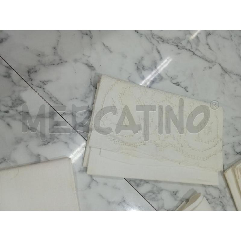 ASCIUGA MANI 6PZ 70X110 MISTO LINOCON RICAMO MACCHIE DA CORREDO | Mercatino dell'Usato Benevento 2