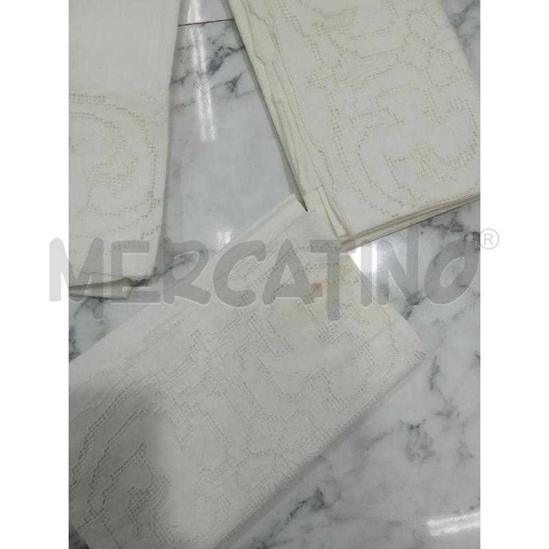 ASCIUGA MANI 6PZ 70X110 MISTO LINOCON RICAMO MACCHIE DA CORREDO | Mercatino dell'Usato Benevento 4