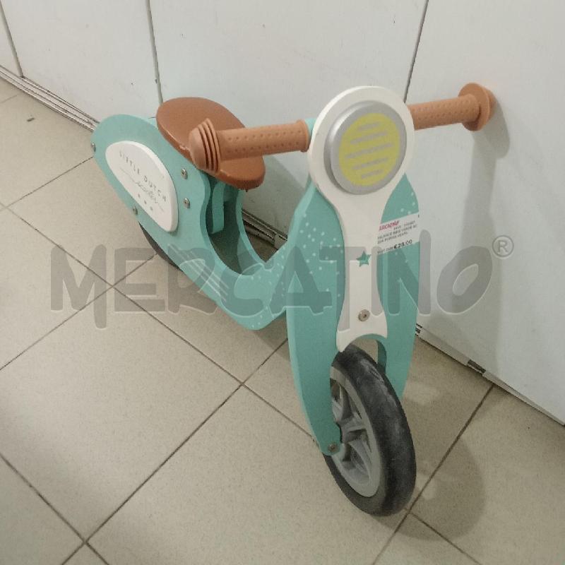 BALANCE BIKE VERDE ACQUA FORMA VESPA LITTLE DUTCH | Mercatino dell'Usato Benevento 1