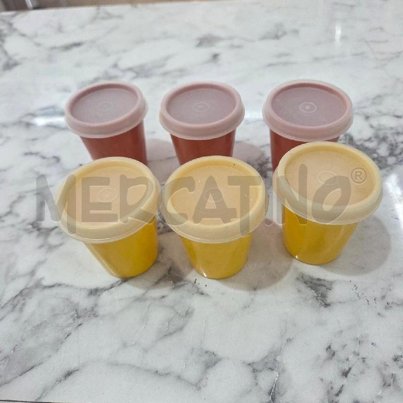 BARATTOLINI MINI TUPPERWARE COLORATI | Mercatino dell'Usato Benevento 1