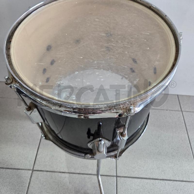 BATTERIA PERCUSSIONE NERA BASIX X BAMBINI | Mercatino dell'Usato Benevento 4