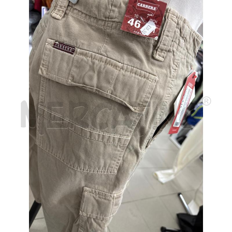 BERMUDA UOMO BEIGE CARGO CARRERA TASCONI  | Mercatino dell'Usato Benevento 3